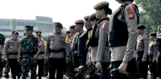 4.531 Personel Gabungan Disiagakan Kawal Demo Buruh di DPR Besok Personel Gabungan