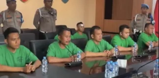 Ini Tampang 7 Anggota Brimob yang Lindas Ojol Affan Kurniawan tampang 7 anggota brimob