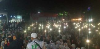 Ribuan Umat Hadiri Pematang Siantar, Bersholawat Bersama Habib Rizieq