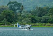 Uji Terbang Pesawat Amfibi di Danau Toba, Diharapkan Beroperasi Awal 2026