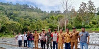 Babinsa Koramil 15/Dolok Pardamean Hadiri Launching Ketahanan Pangan di Dusun Batu Marandor