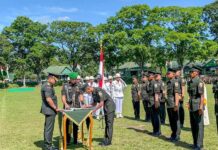 Pelantikan 595 Prajurit Bintara TNI AD Resmi Ditutup di Rindam I/BB