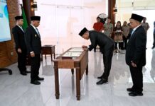 Lantik Dua Direktur PT PSU dan PD AIJ Wagub Sumut Minta Pegang Lima Prinsip Ini