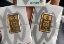 Harga Emas Pegadaian Naik, Antam Masih Belum Ditampilkan