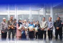 Rutan Tanjung Pura Salurkan Bantuan Sosial Kepada Keluarga Warga Binaan