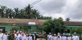 Korem 022/PT bersama Jamaah Masjid Asy Syuhada Salurkan Infaq Al-Qur’an ke Pondok Pesantren Wilayah Kota Pematangsiantar dan Kabupaten Simalungun
