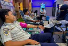 DONOR DARAH DI DISHUB ACEH, KUMPULKAN 92 KANTONG DARAH
