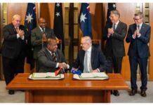 Australia dan Papua Nugini Tandatangani Pakta Pertahanan Bersama