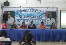 Babinsa Koramil Siantar Selatan Hadiri Lokakarya Mini Tribulanan, Perkuat Sinergi Lintas Sektor untuk Kesehatan Masyarakat