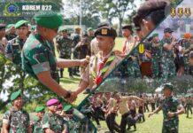 Danrem 022/PT Bangga Atas Prestasi Siswa SMK/SMA Binaan Korem 022/PT di Ajang KKRI Kodam I/BB