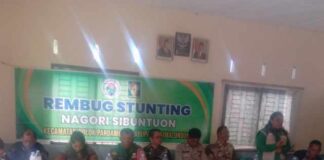 Babinsa Hadiri Rembuk Stunting dan Musrembang Nagori Sibuntuon, Wujud Kepedulian TNI terhadap Kesehatan dan Pembangunan Desa