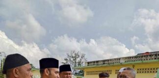 Menteri Koordinator Bidang Pangan RI, Zulkifli Hasan, Kunjungi Mesjid Azizi Tanjung Pura