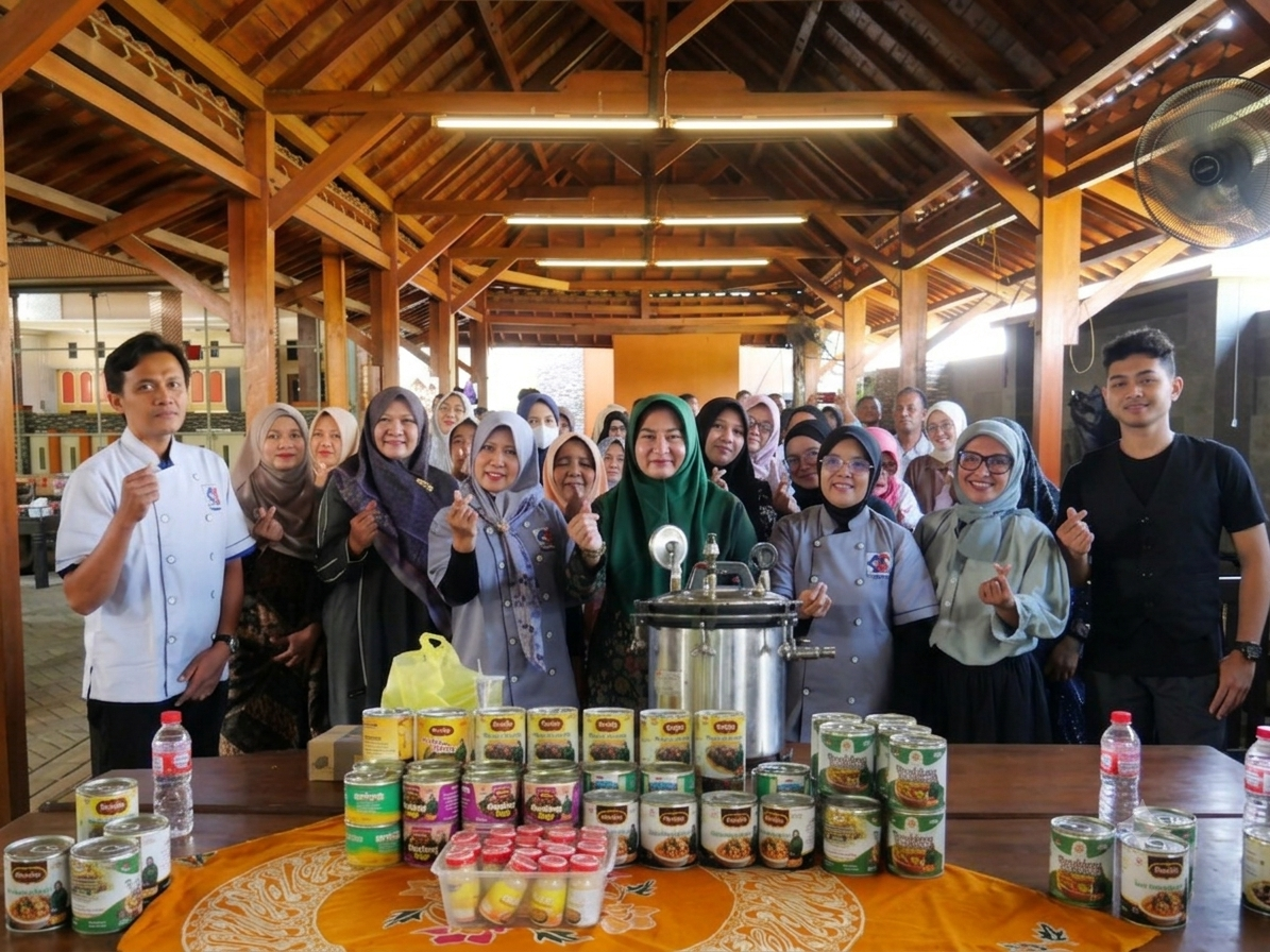 Gerak Nusantara Jawa Tengah Gelar Workshop Sterilisasi dan Pengalengan Produk UMKM Kuliner